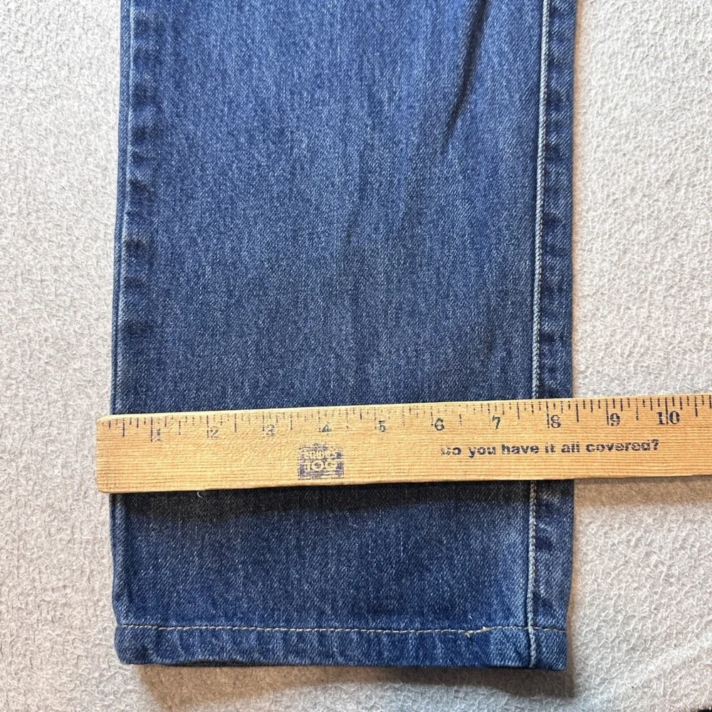 Vintage Guess Jeans Mens 36 (34x28) Blue Classic 001 Straight Leg Denim 90s - Picture 8 of 10